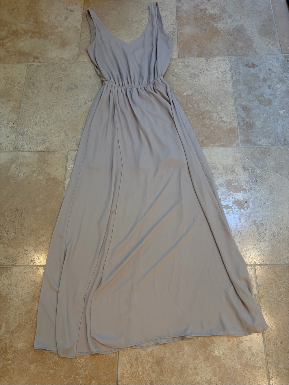 SHOW ME YOUR MUMU Kendall Show Me The Ring Maxi Dress Taupe